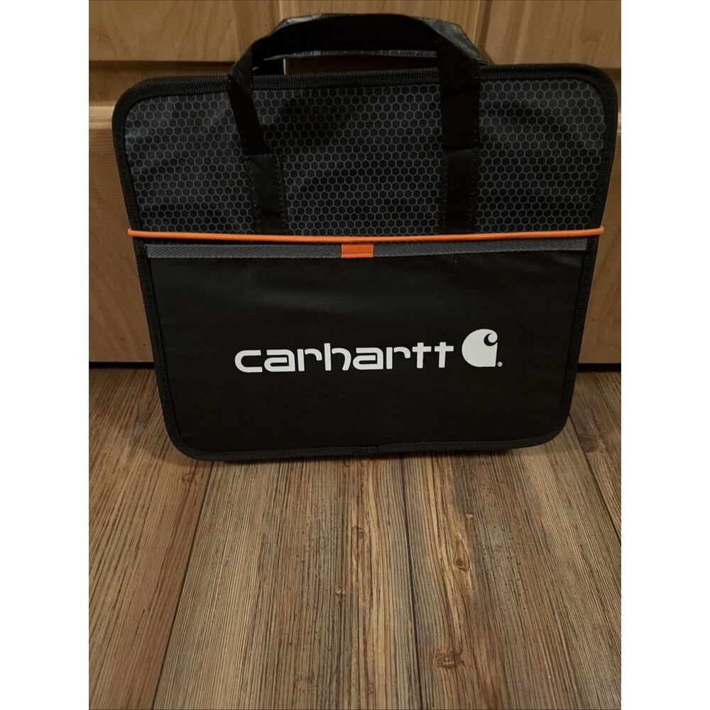 Carhartt Universal Collapsible Cargo Trunk Organizer for Cars, SUV, Trucks Black